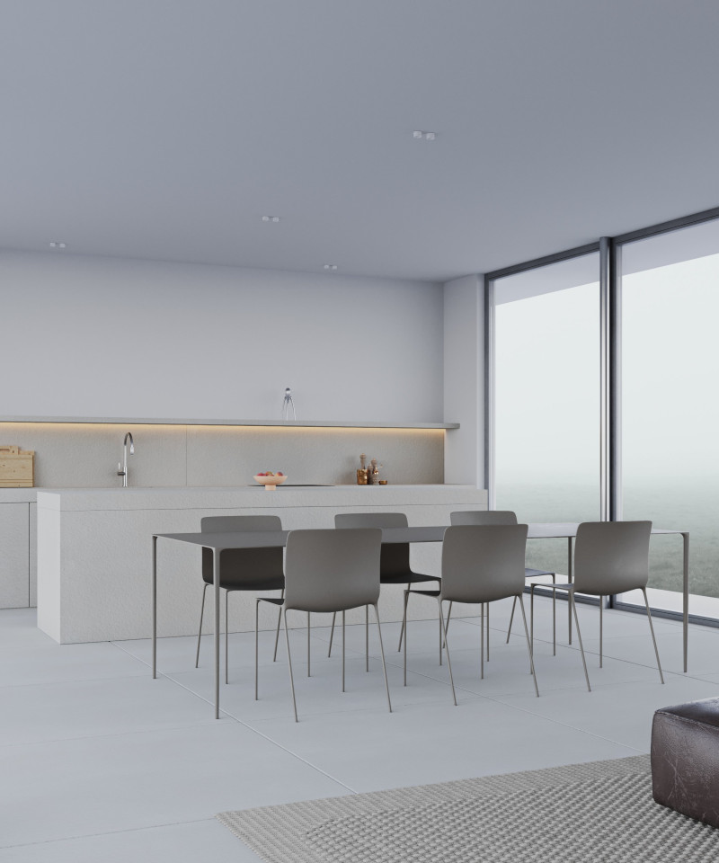 Wizualizacja 3D — Kuchnia salon — EMTE Studio