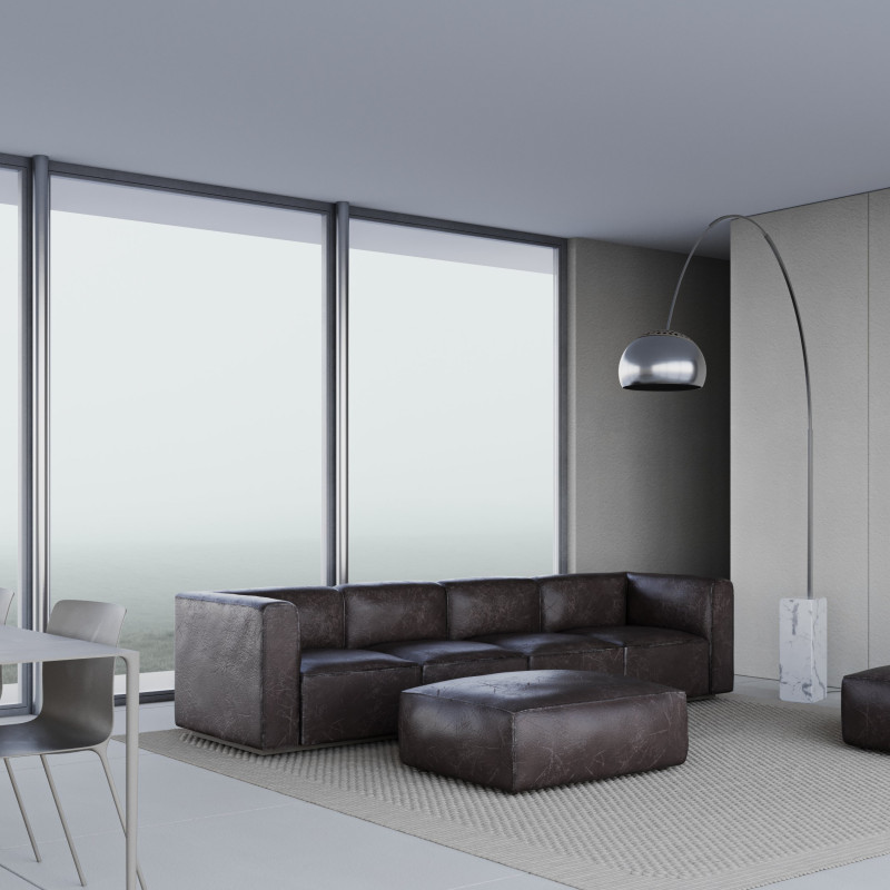 Wizualizacja 3D — Kuchnia salon