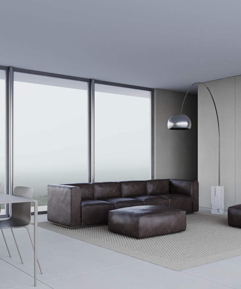 Wizualizacja 3D — Kuchnia salon — EMTE Studio