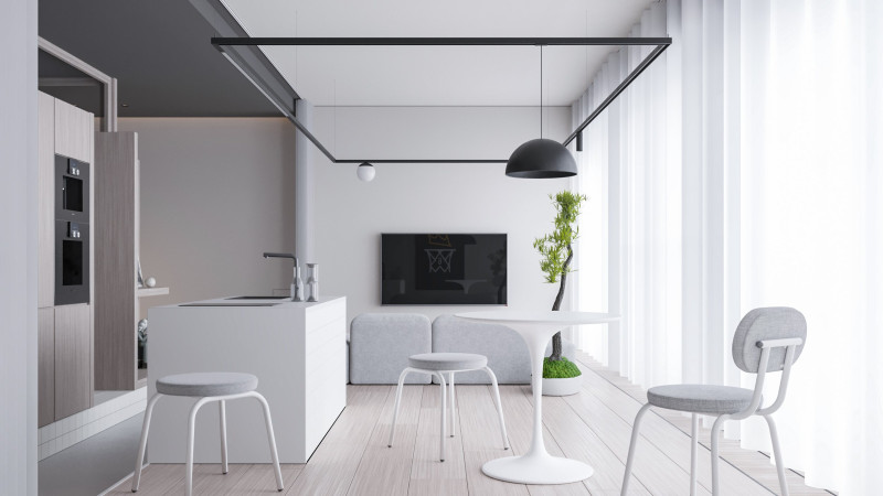 Wizualizacja 3D — Mieszkanie — EMTE Studio